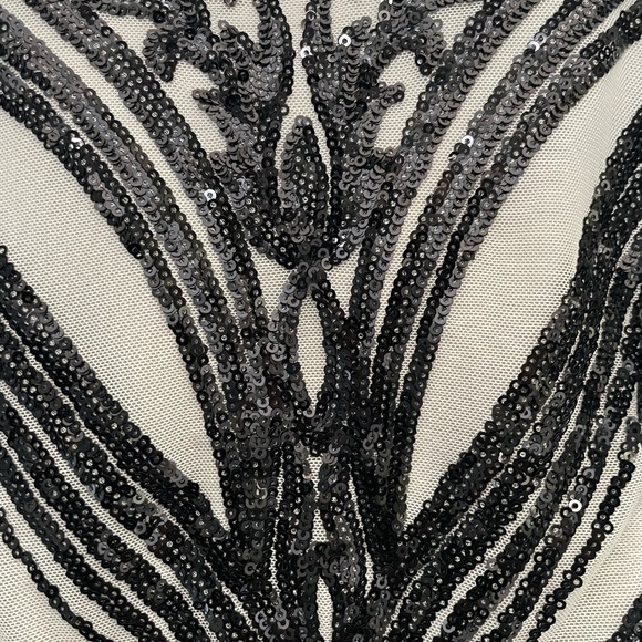 R&M Richards Black and Champagne Dress - Picture 6 of 12